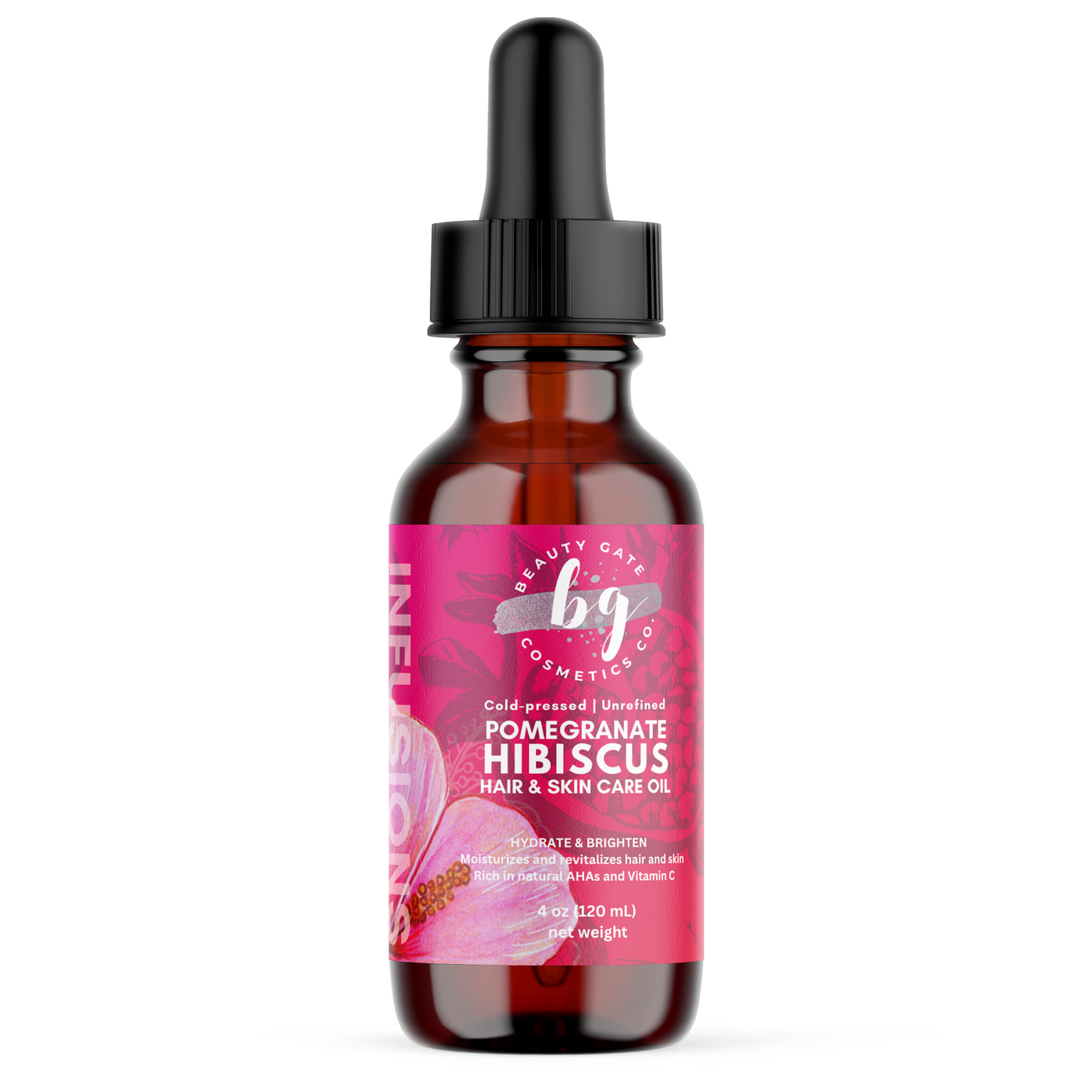 Pomegranate Hibiscus Hair and Skin Care Oil